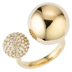 STEFFEN SCHRAUT Ring Kugeldesign 130 Zirkonia Edelstahl