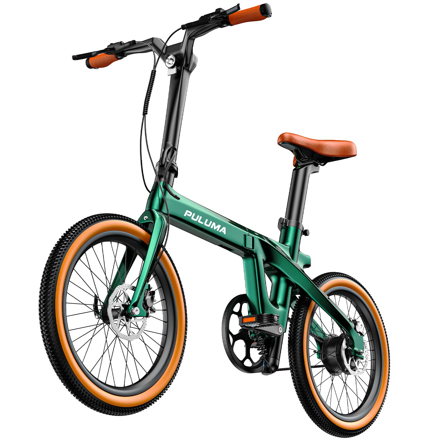 20 Zoll Klapp-E-Bike PT20 Carbonrahmen mit 250W Motor, 36V7Ah Akku bis 25km/h, Reichweite 30-40km