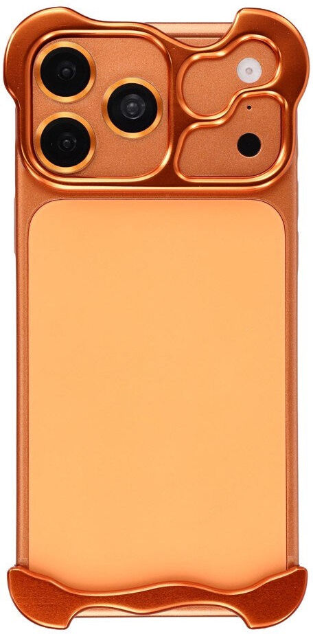 INCOVER iPhone 18 Pro 2-i-1 Metal Bumper Cover - Orange