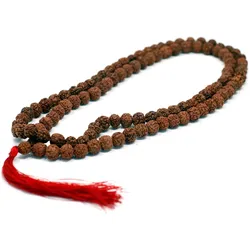 108 Rudraksha Mala - Brown