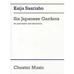 6 Japanese Gardens: Percussion and Electronics, Fachbücher von Kaija Saariaho