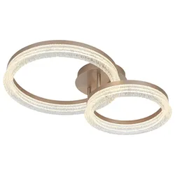 LED-Deckenleuchte Martin Cappuccino max. 30 Watt Deckenlampe