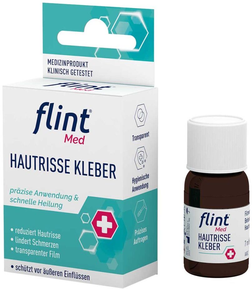 Flint Med Hautrisse Kleber