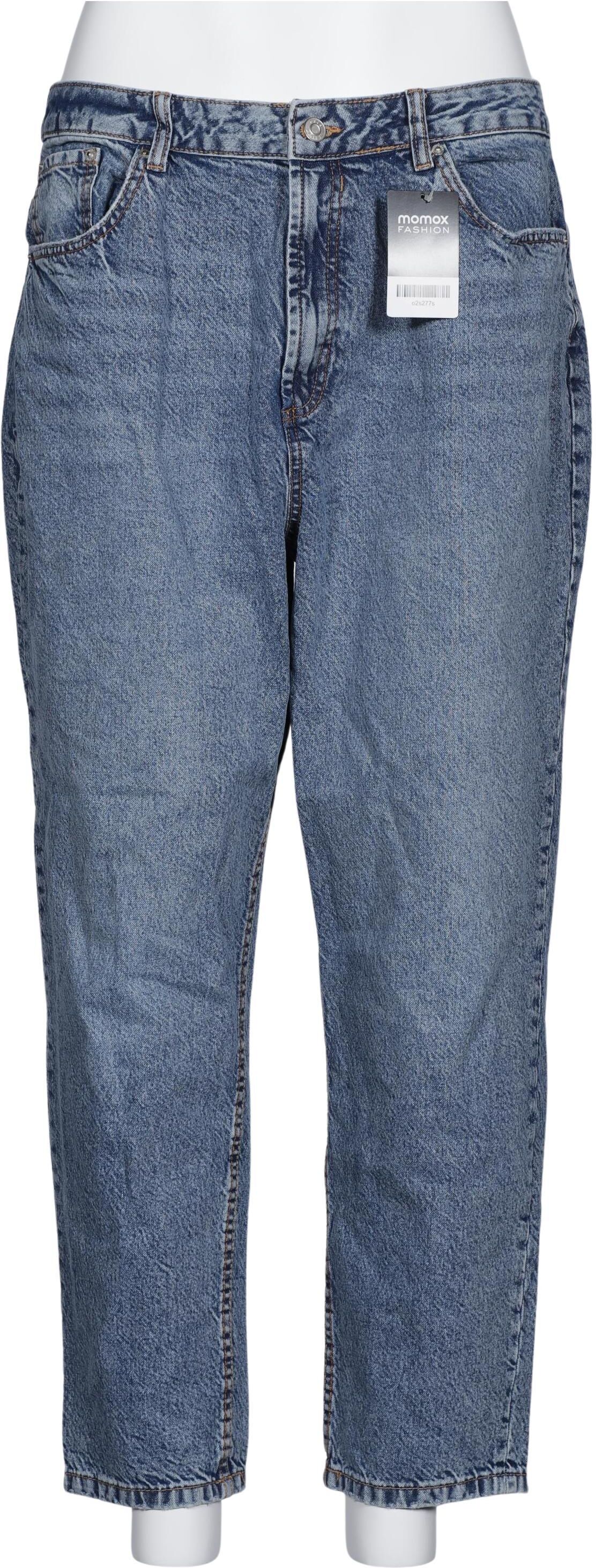 asos Curve Damen Jeans, Blau, Gr. W34, Baumwolle - Second Hand