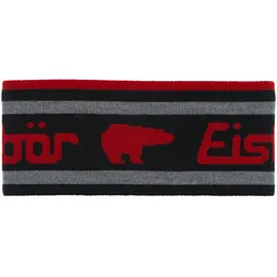 Eisbär Chantini Stirnband 11cm schwarz/rot - STK