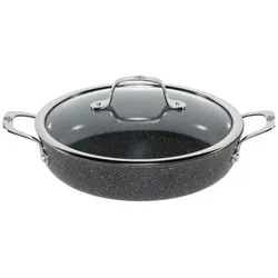Ballarini Servierpfanne mit Deckel, Pfanne + Kochtopf, Grau