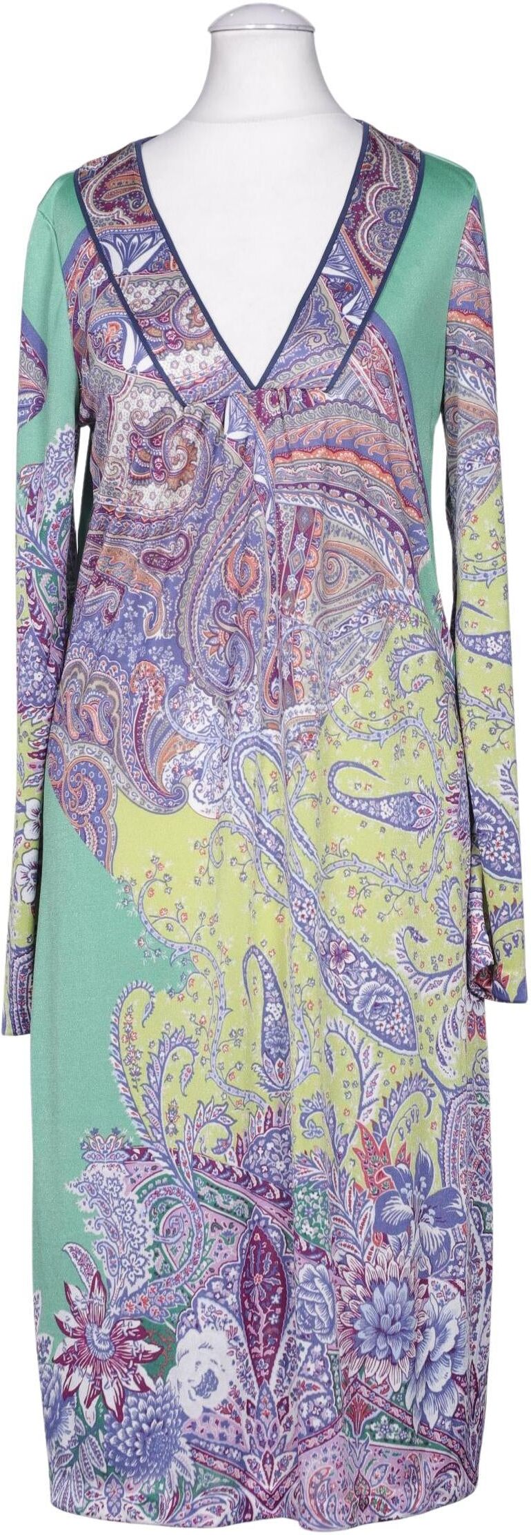 Etro Damen Kleid, Grün, Gr. EU 36 (IT 42), Synthetik - Second Hand