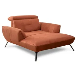 Loveseat Seattle Stoff Gold Kupfer