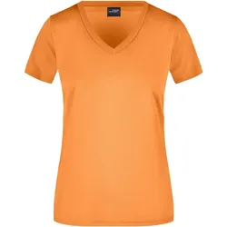 Damen Active-V-Shirt "JN735" - M - Orange