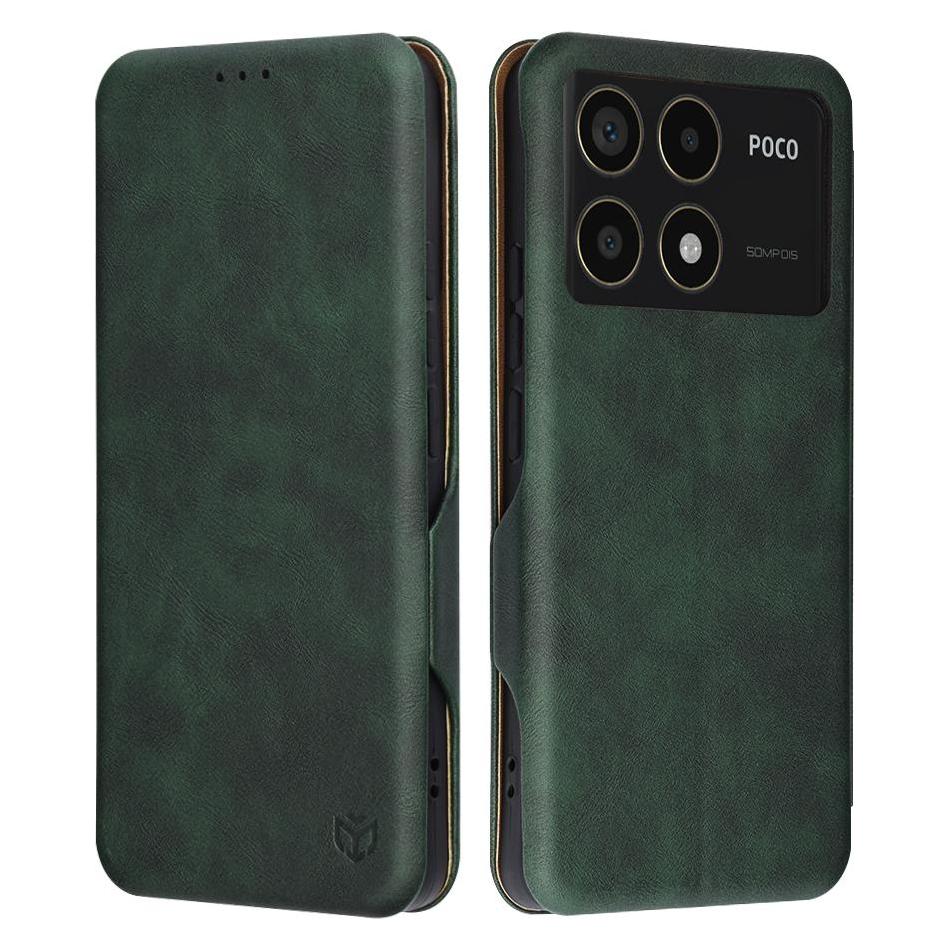 Techsuit - Safe Wallet Plus - Xiaomi Poco F6 Pro - Green (Xiaomi Poco F6 Pro) (56355208)