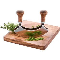 GEFU Wiegemesser mit Schneidebrett YUMA