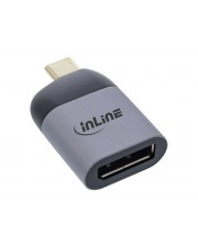 InLine Videoadapter USB-C M bis DisplayPort W USB 3.1 / Thunderbolt 3 / 1.4 unterstützt 8K 60 Hz 7680 x 4320 (64106D)