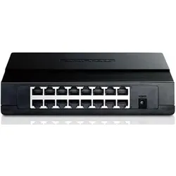 TP-Link Tl-Sf1016d (16 Ports), Netzwerk Switch, Schwarz
