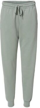 Independent Trading Co. PRM20PNT Women's California Wave Wash Sweatpants in Sage size XS   Cotton/Polyester Blend
