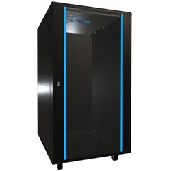 Extralink 22U 800mm floor cabinet black (22 HE, 19 Zoll Rack), Serverschrank, Schwarz
