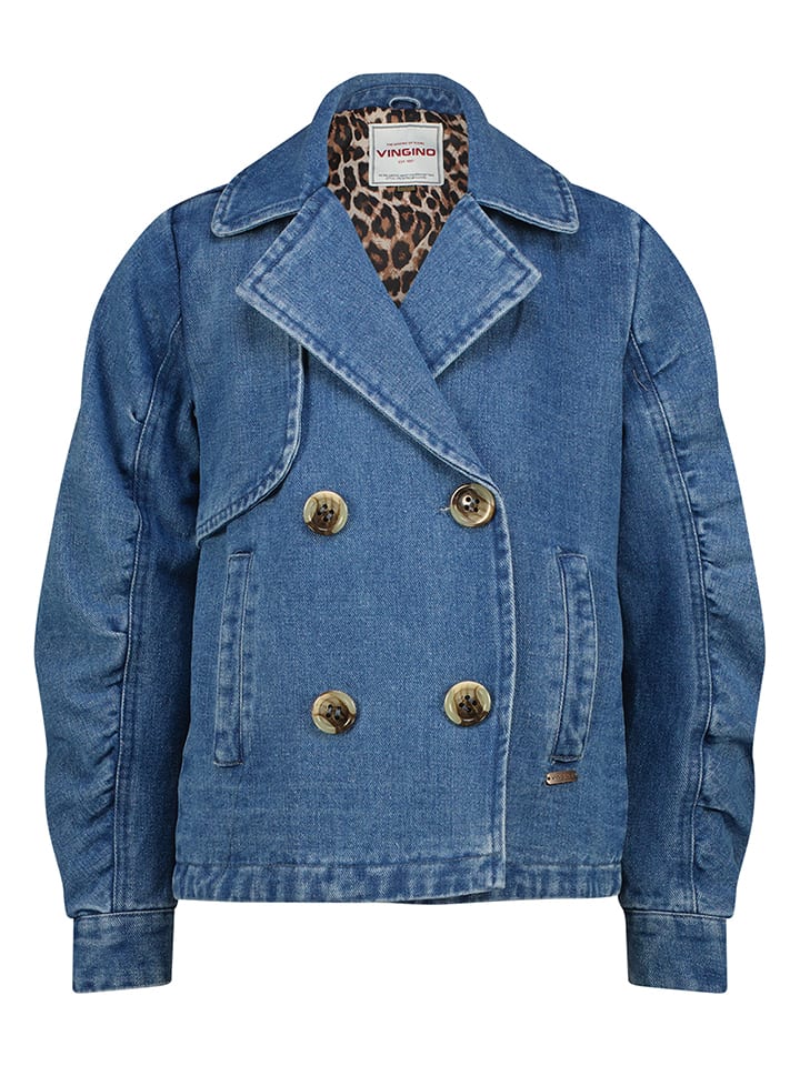 Vingino Jeans-Trenchcoat in Blau - 152