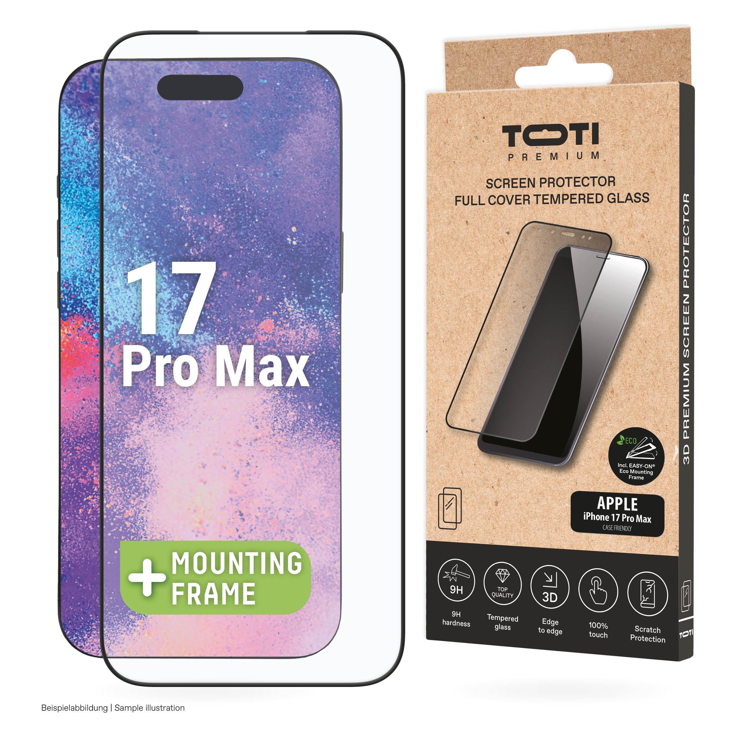 Toti 3D Gehärtetes Glas für IPHONE 17 PRO MAX (Apple iPhone 17 Pro Max) (TOTI PREMIUM)