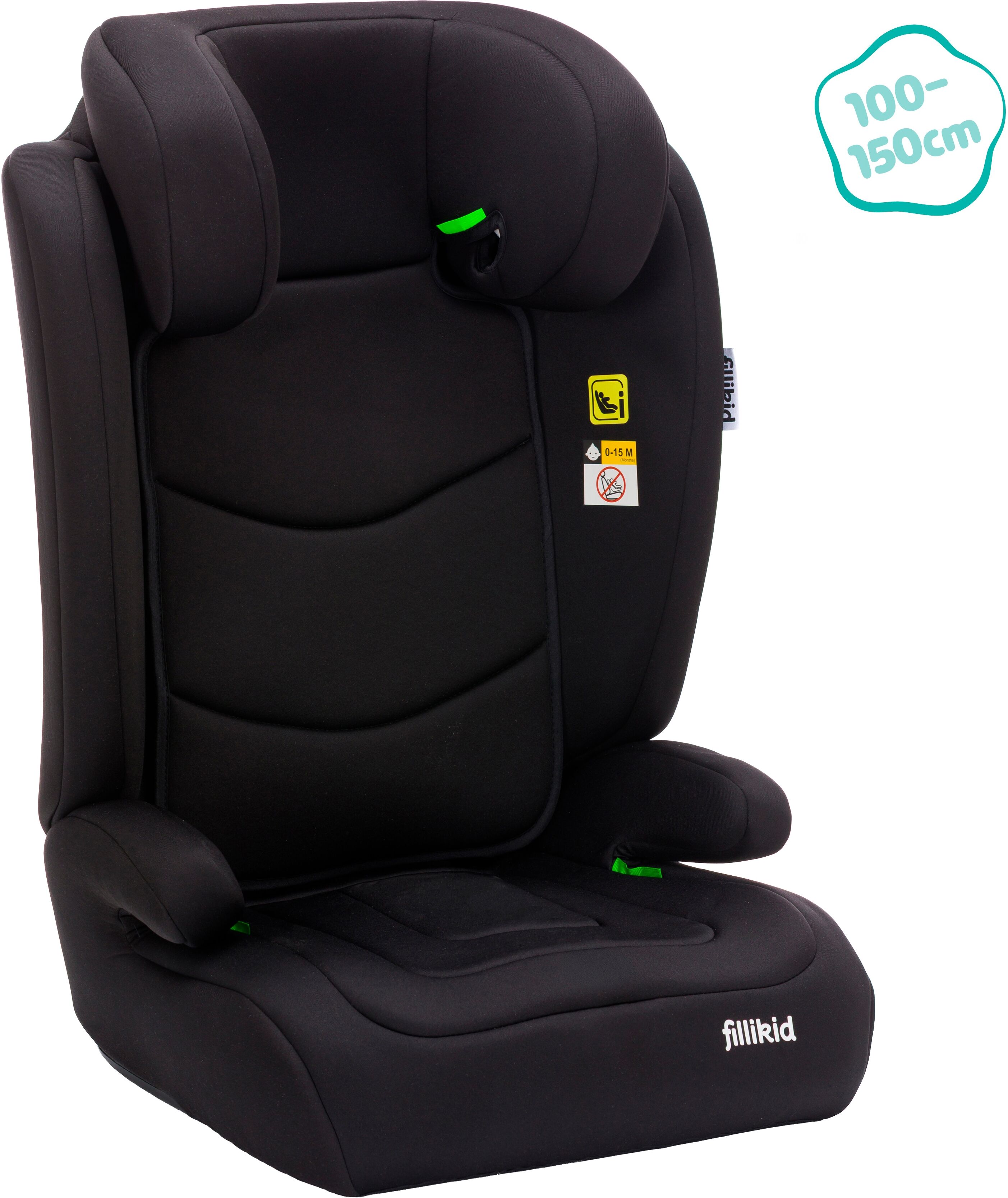 Autokindersitz FILLIKID "Lea", Baby, schwarz, Polyester, Kindersitze Autokindersitz
