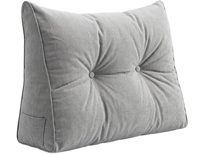NUKA HOME Kissen ASHLYN 70x6cm beton grau unifarben