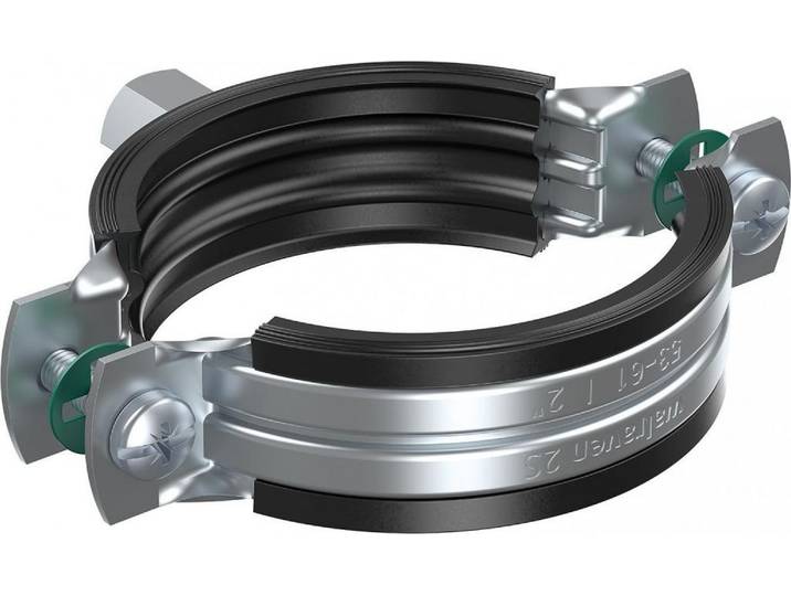 Colliers 2S avec isogaine WALRAVEN M8/10 Ø96-103 mm - Caoutchouc EPDM - 33435103