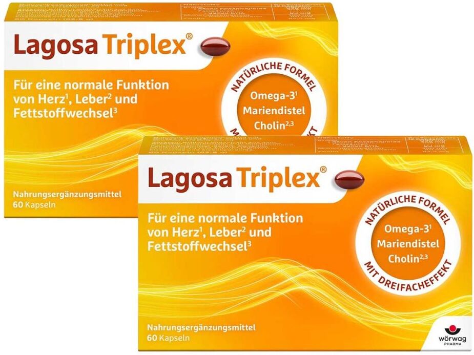 Wörwag Lagosa Triplex Weichkapseln 2x60stk
