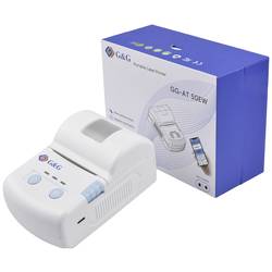 G&G GG-AT-50EW-USB Etikettendrucker Thermodirekt 203 x 203 dpi Etikettenbreite (max.): 48 mm Bluetooth® GG-AT-50EW-USB-EN
