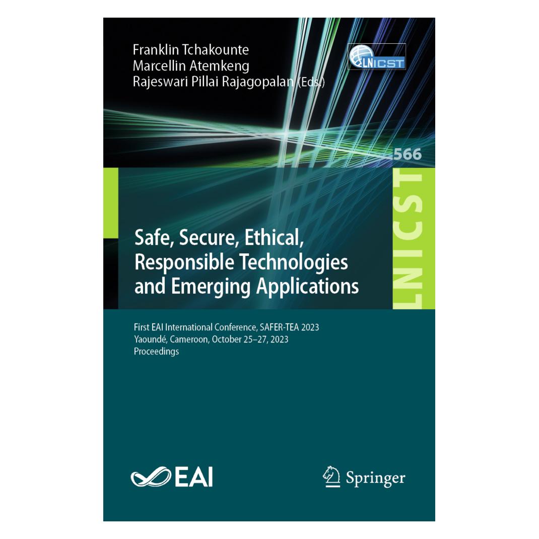 Springer Safe, Secure, Ethical, Responsible Technologies and Emerging Applications (Englisch, Softcover, Franklin Tchakounte, Marcellin Atemkeng, Rajeswari Pillai Rajagopalan) (57014750)