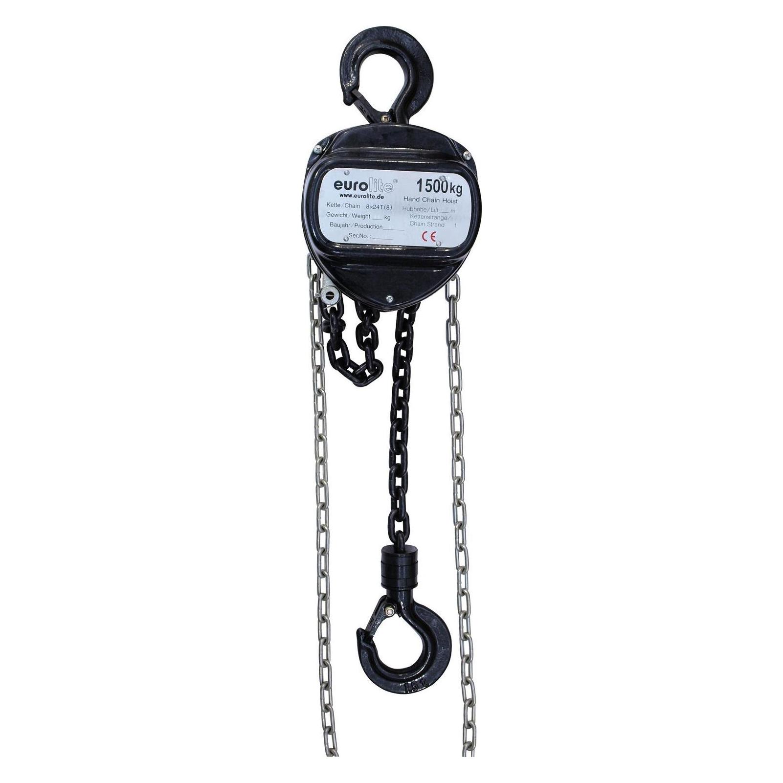 Eurolite Kettenzug 10M/1.5T schwarz (58000121)