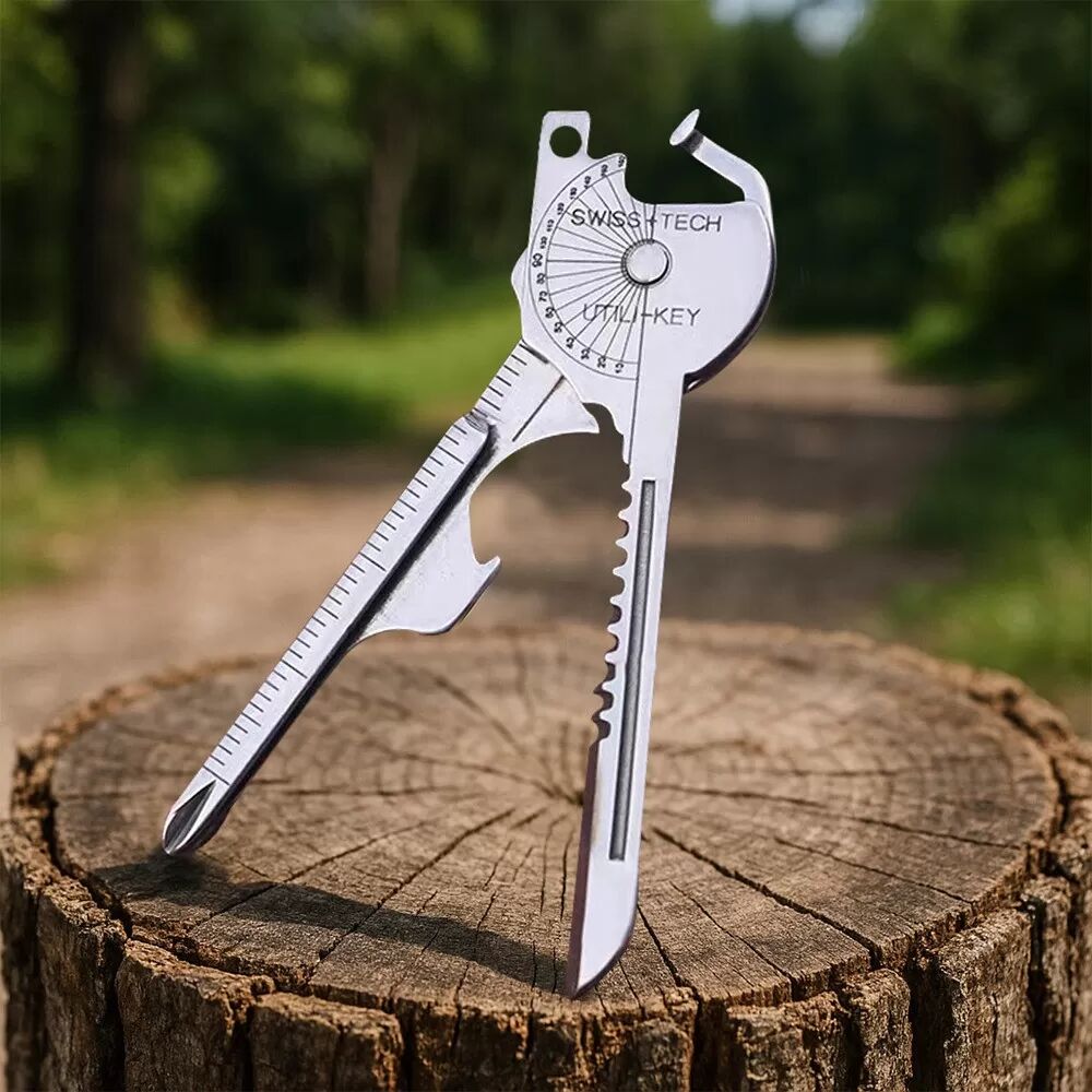 INF 8-in-1 Multifunktionales Schlüsselanhänger-Werkzeug - Tragbares EDC-Gadget
