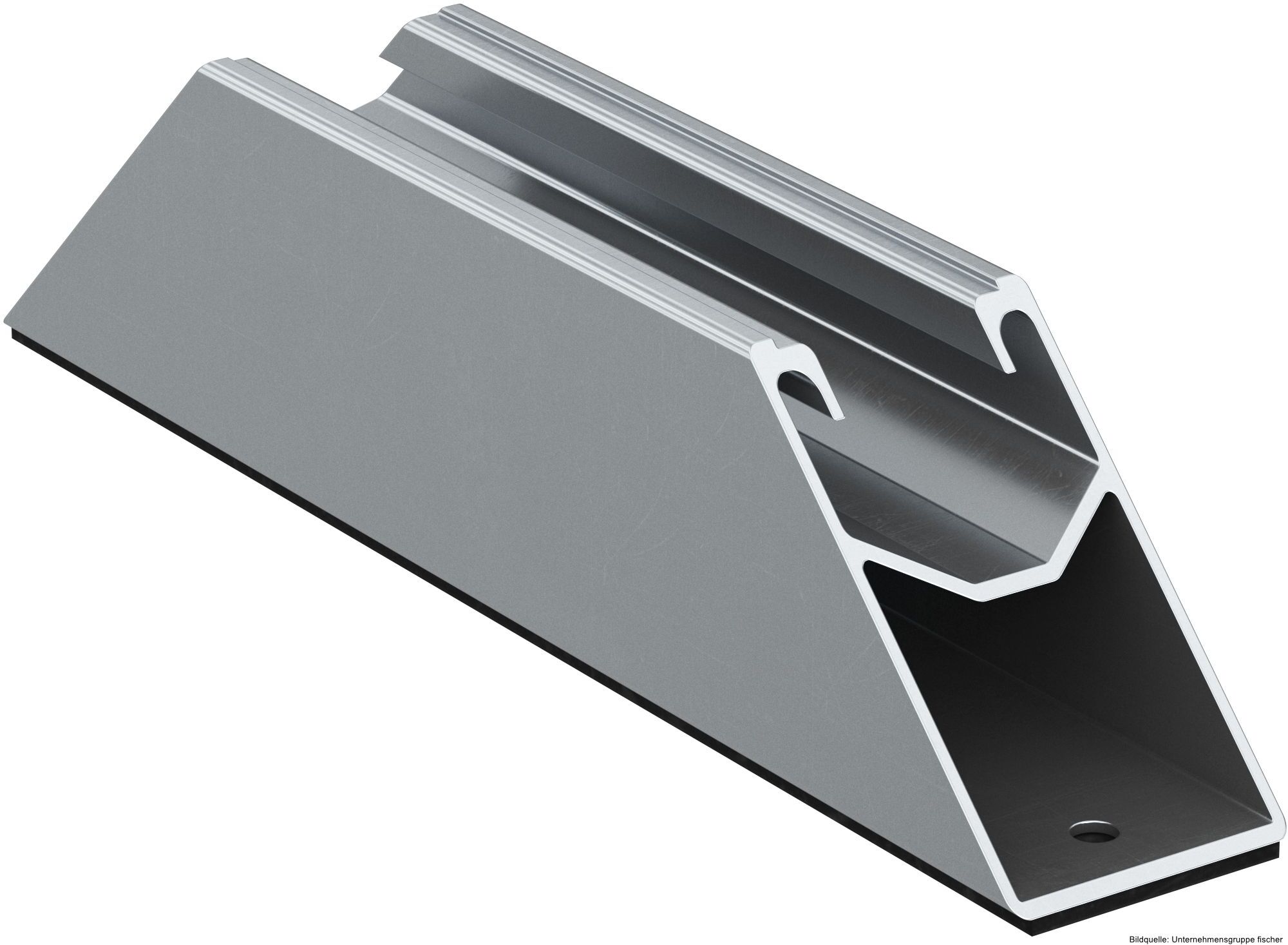 fischerwerke fischer Profil SolarMetal L H50 110 mm, Aluminium, mit EPDM Dichtung, 50 Stück
