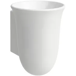 LAUFEN The new classic Zahnbürstenhalter H8738547570001 9,5x10,5x12,5cm, weiß matt