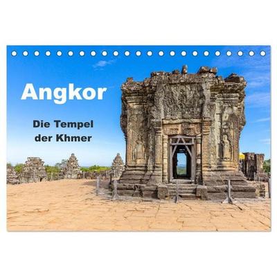 Angkor - Die Tempel der Khmer (Tischkalender 2026 DIN A5 quer), CALVENDO Monatskalender