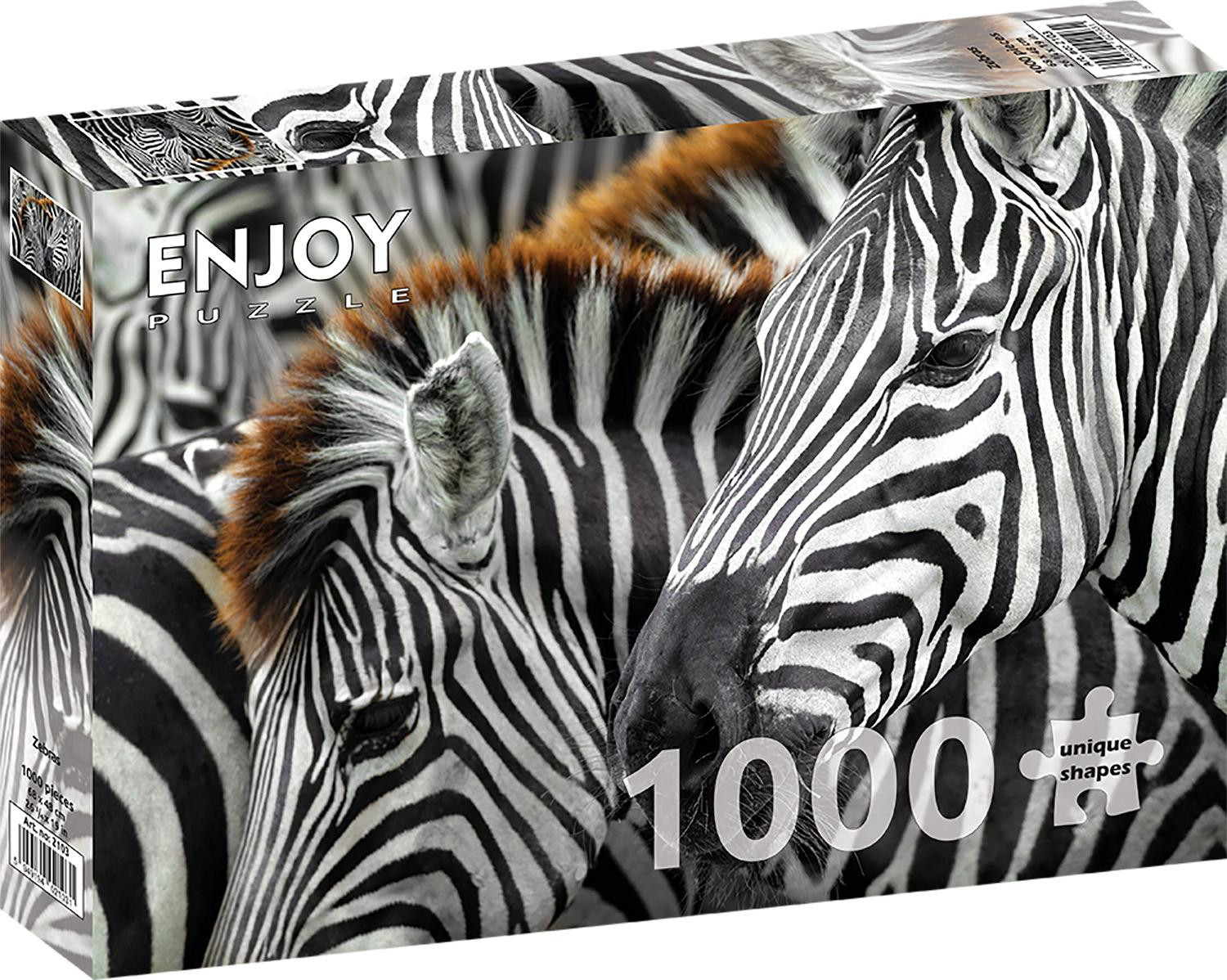 ENJOY Puzzel Zebra's 1000 stukjes