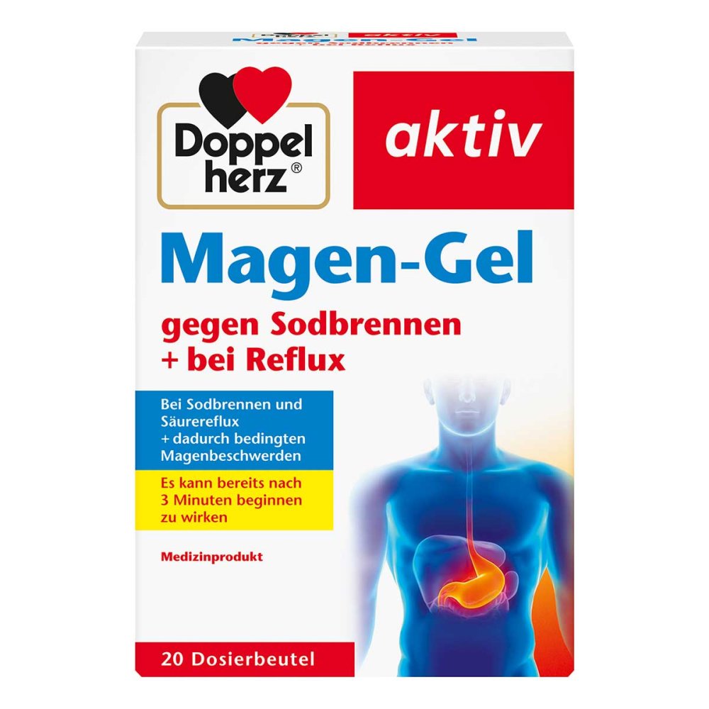 Queisser Pharma GmbH & Co. KG Doppelherz Magen-Gel gegen Sodbrennen + bei Reflux 12359195