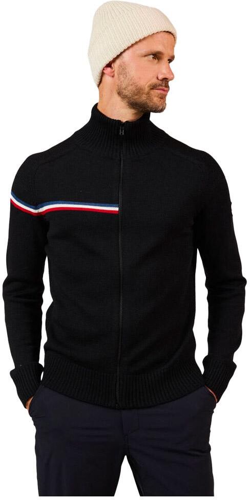 Rossignol  - Odysseus Full Zip Merino Black - L - Pull