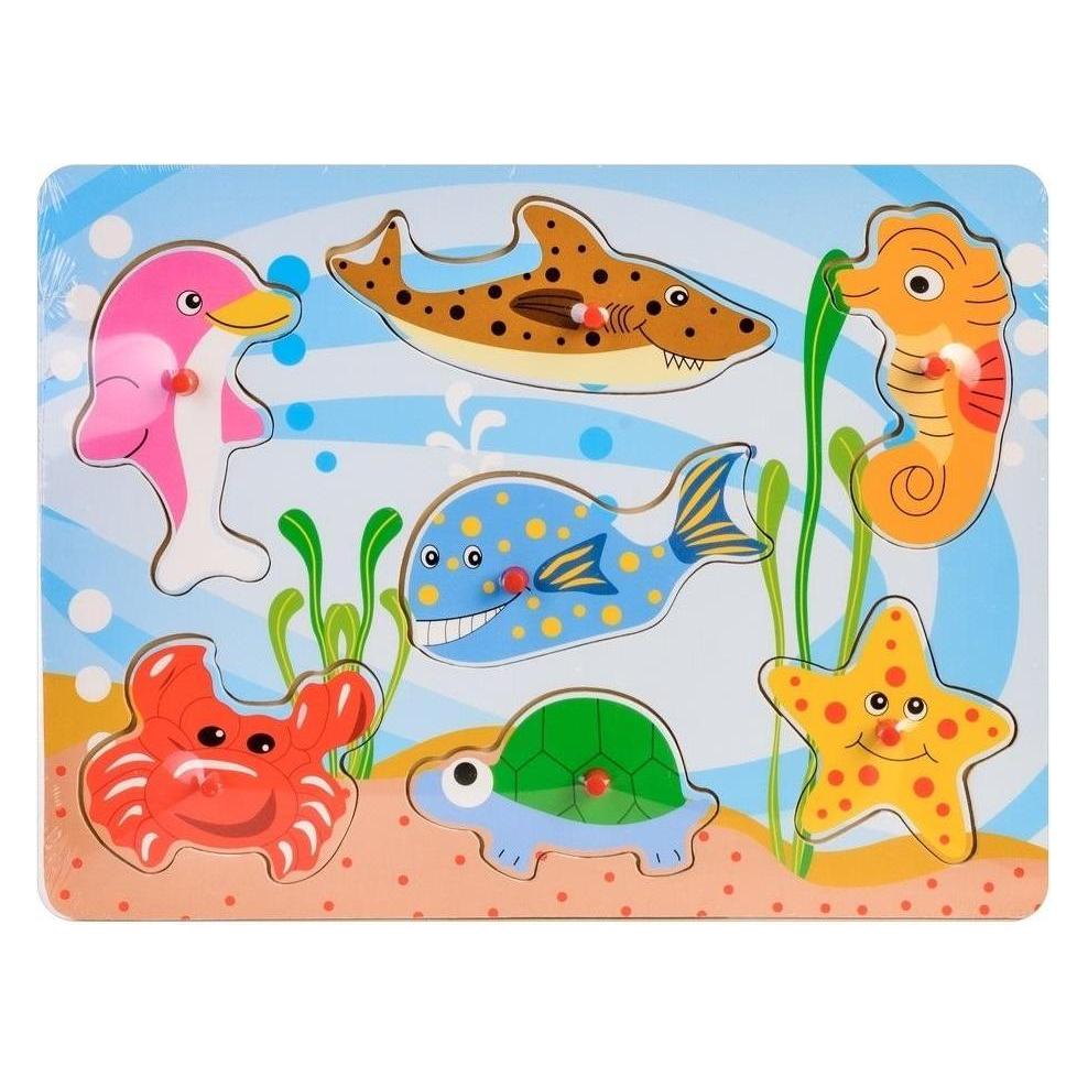Daff Holzpuzzle - Meerestiere (47604860)