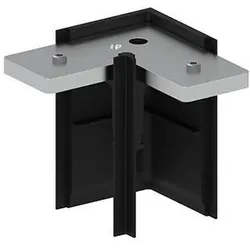 Brumberg 88489180 Eckverbinder 90°, schwarz, nur für Schienen 88488100, 88488200 und 88488300 ver