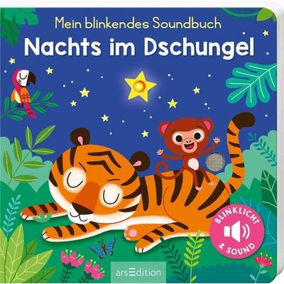 Mein blinkendes Soundbuch – Nachts im Dschungel, Gebundene Ausgabe von Maria Höck, arsedition, 978-3-8458-6174-6