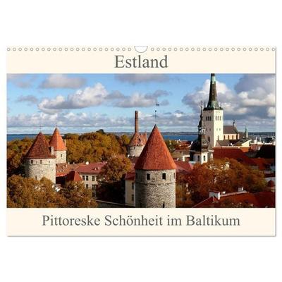 Estland - Pittoreske Schönheit im Baltikum (Wandkalender 2026 DIN A3 quer), CALVENDO Monatskalender