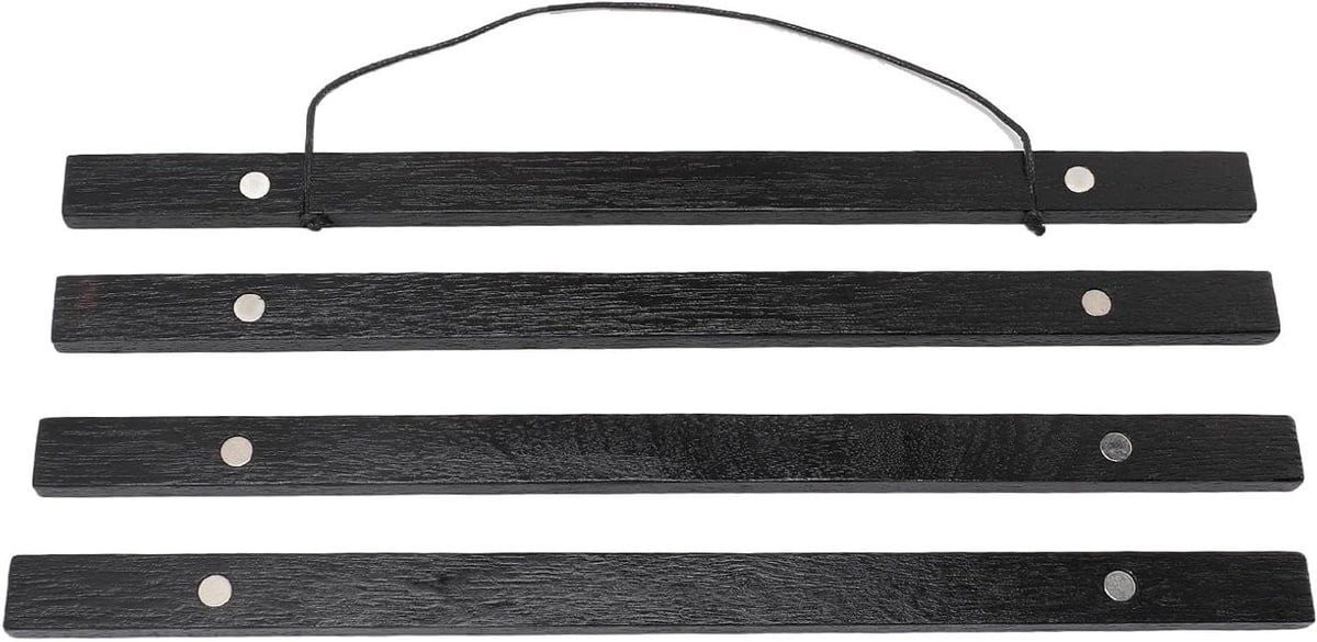 Magnetische Posterhanger Houten Fotolijst Houtkleur - 30 cm