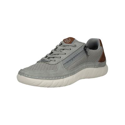 Sneaker BUGATTI "bugatti Sneaker Textil", Herren, Gr. 44, grau, Textil, Schuhe Sneaker