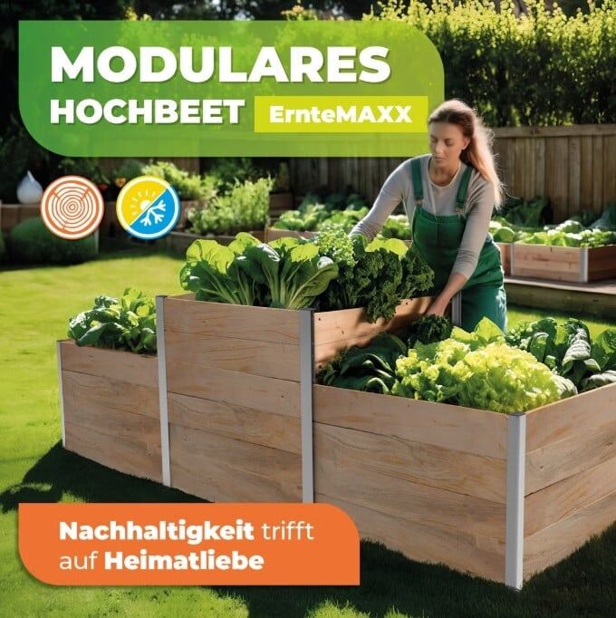 Bio Green Biogreen Aluminium T-Profil für ErnteMAXX Hochbeet 625 mm