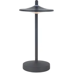 Müller Licht, Tischlampe, MÜLLER-LICHT LED-Akku-Tischleuchte 27700200, dimmbar, 3000K, warmweiss, schwarz