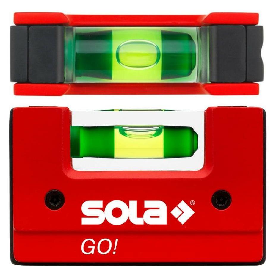 MGA Sola GO! - Mini-Wasserwaage aus glasfaserverstärktem Kunststoff - Sola Wasserwaage klein für Elektri (2 cm) (24917415)