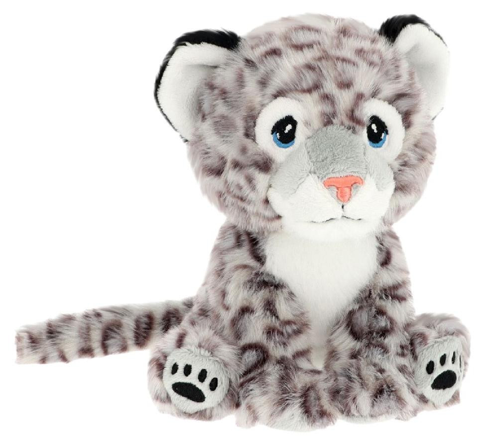 Keel Toys Keeleco Safari sneeuwluipaard figuur, 14 cm