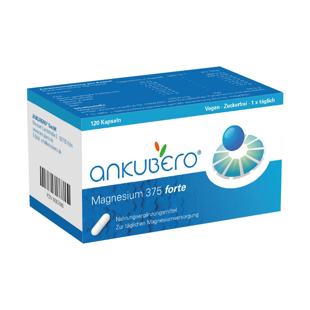 Magnesium 375 forte Kapseln 120 St