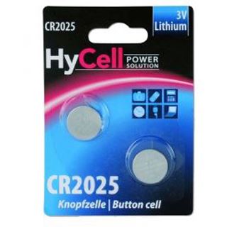 ANSMANN HyCell CR2025 Lithium Knopfzellen Batterie 3.0 V 2er Pack