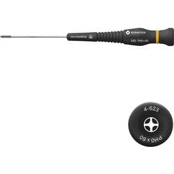 BERNSTEIN Tools for Electronics Bernstein Werkzeugfabrik 4-623 Elektrotechnik und Feinwerktechnik Kreuzschlitz-Schraubendreher PH 0 Klingenlänge: 60 mm