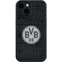 Nivocase Hülle für Apple iPhone 14 Handyhülle NIVOcore Case Schwarz BVB Borussia Dortmund Trikot (Apple iPhone 14), Smartphone Hülle, Schwarz