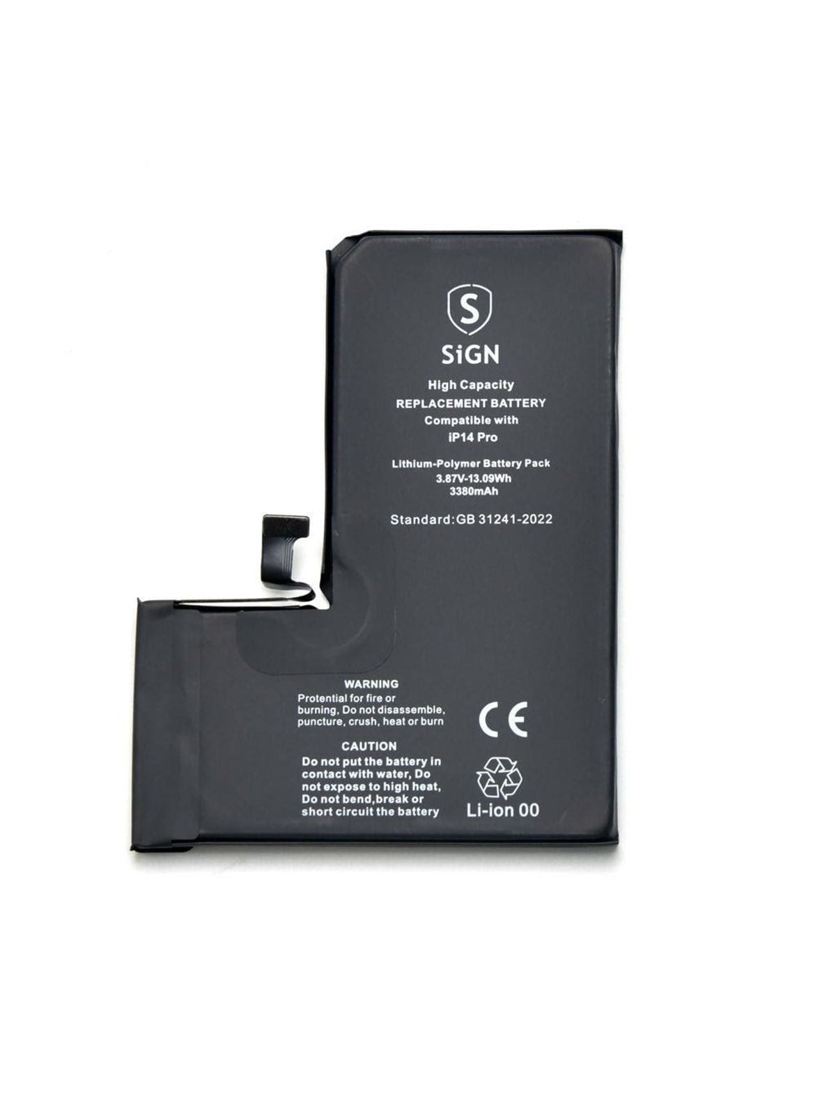 SiGN iPhone 14 Pro High capacity battery - 3480mAh